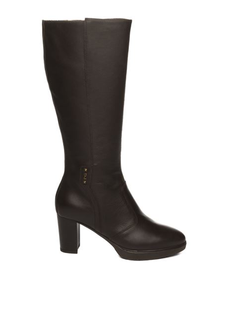 Dark brown leather boot NERO GIARDINI | 411721VIENNA-300